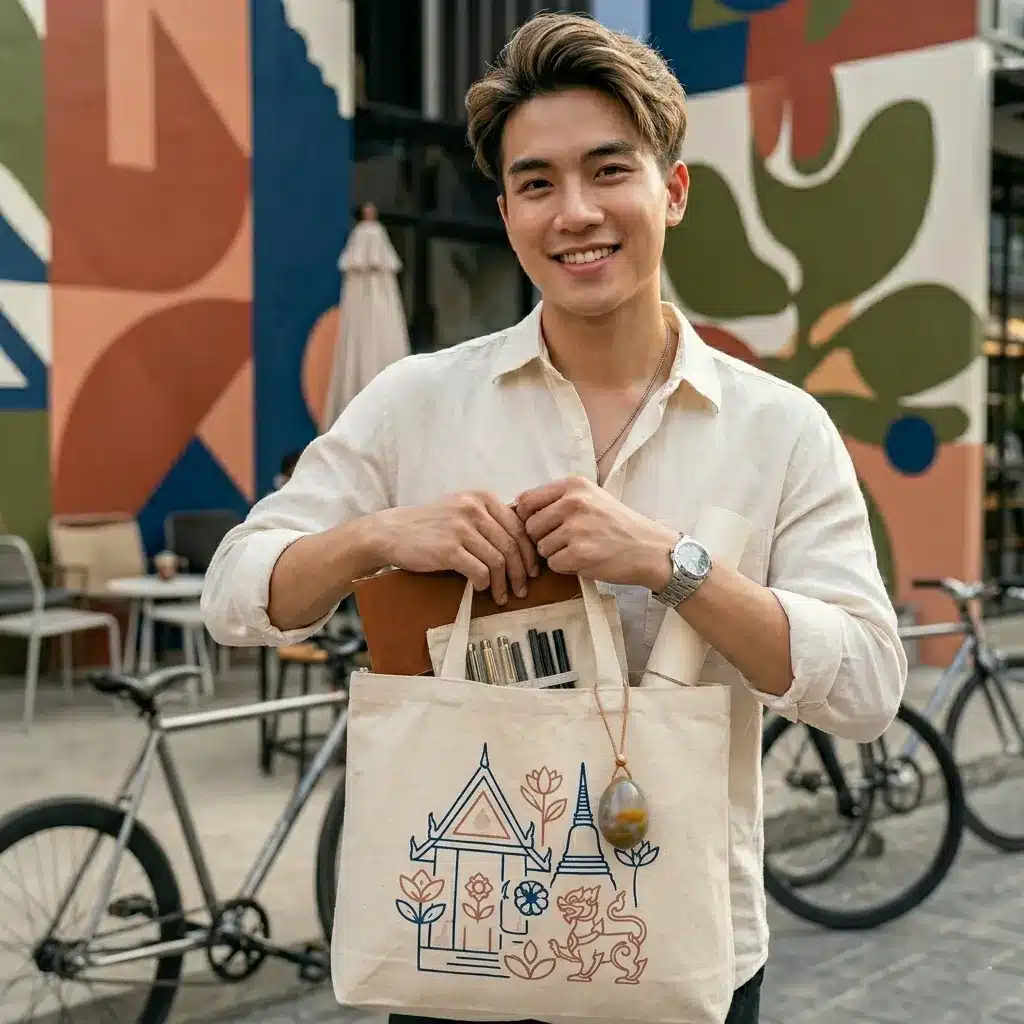 เปิดวาร์ป กระเป๋าผ้า แบรนด์ไทย สุดชิค ไอเทมคู่ใจคนรุ่นใหม่